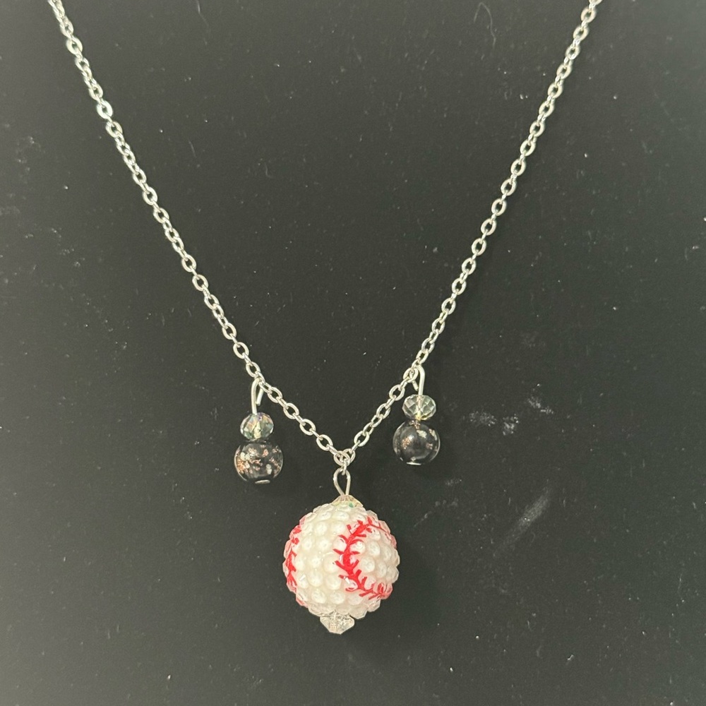 Silver and Red Delicate Necklace Collection